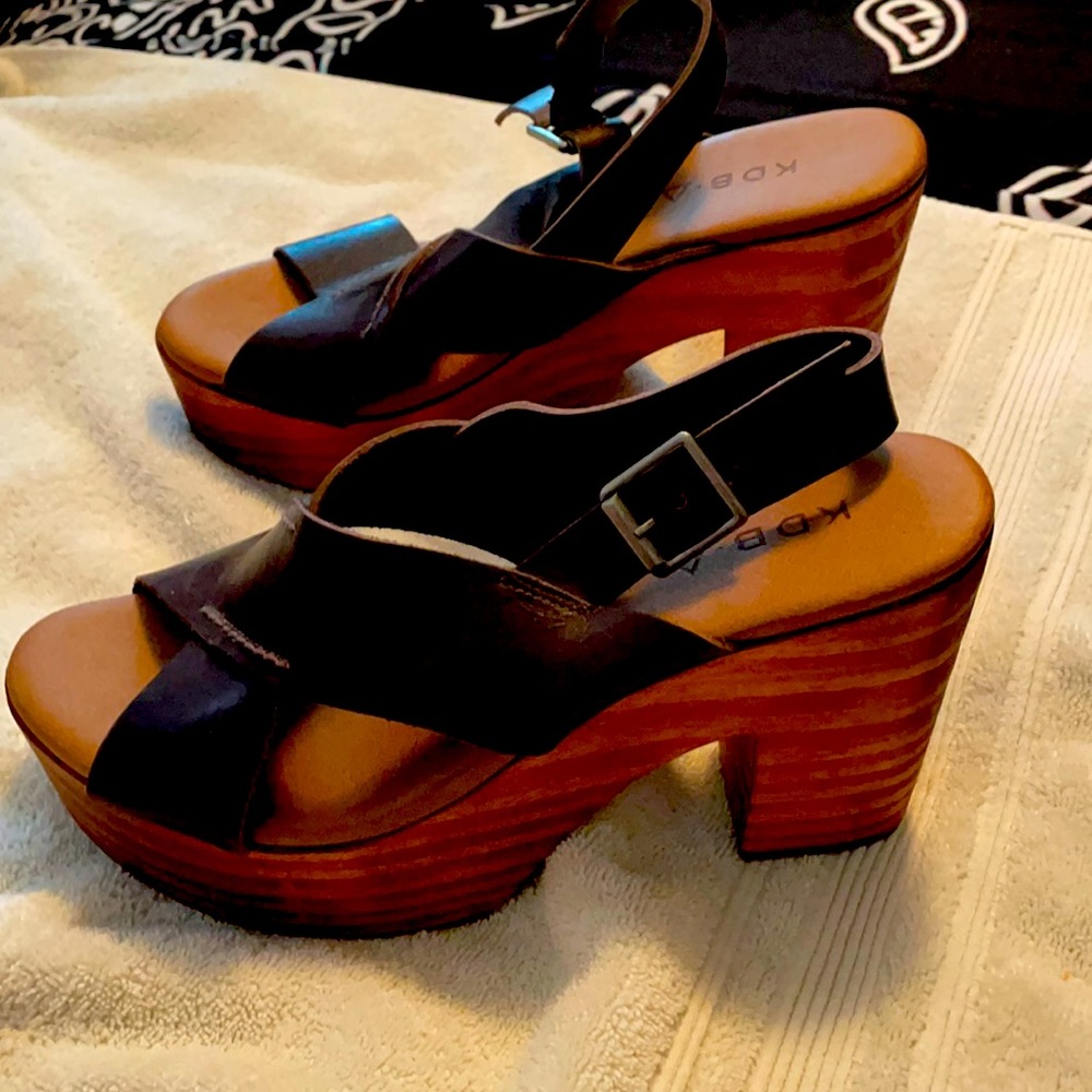 Platform wedges vintage style